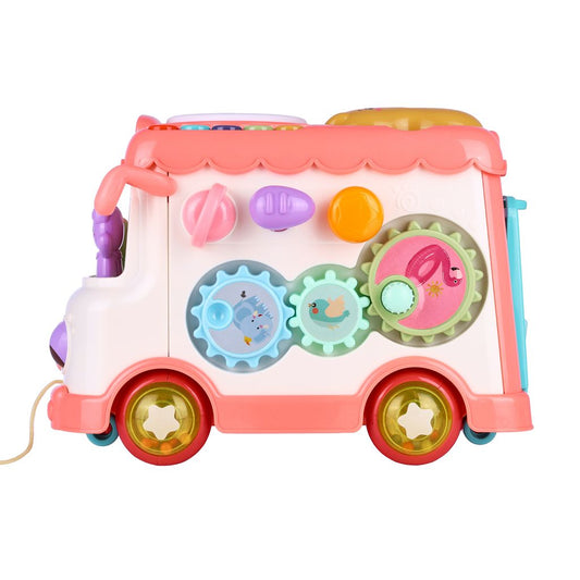 Bus scolaire multifonctionnel - Rose