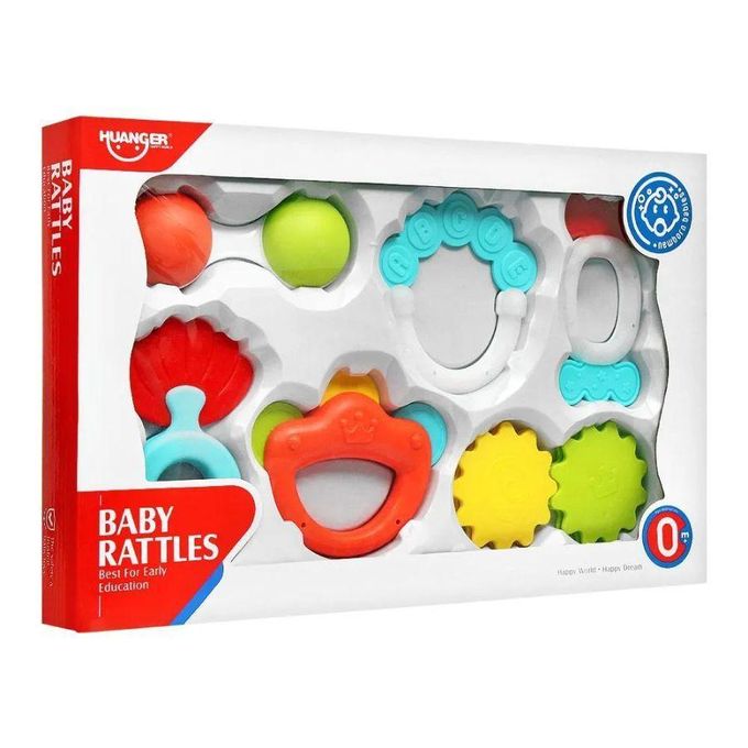 Lot de 6 hochets - HUANGER