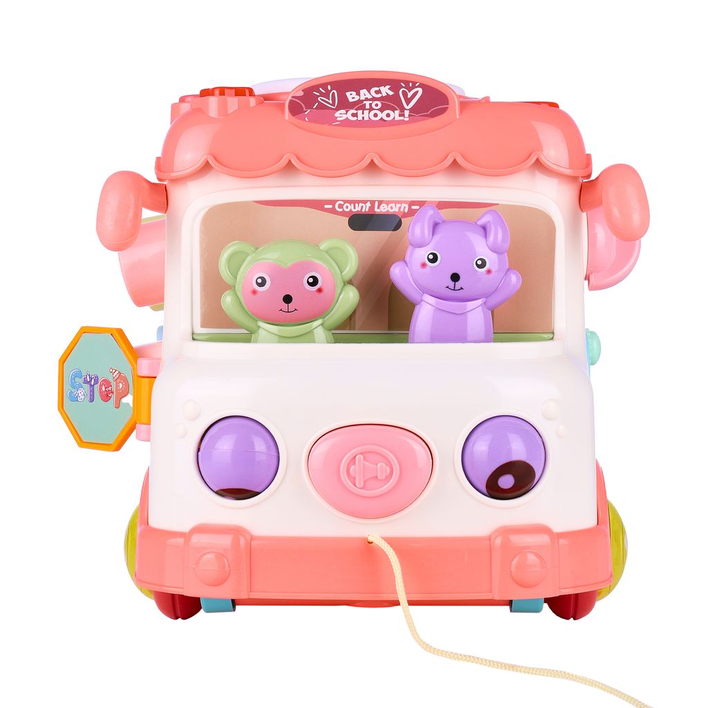 Bus scolaire multifonctionnel - Rose