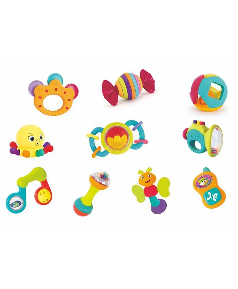 Set de 10 Hochets d'Éveil pour Bébé (3M+)