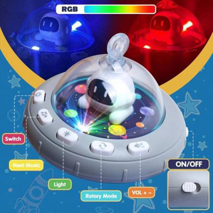 Mobile musical avec projecteur - Astronaute