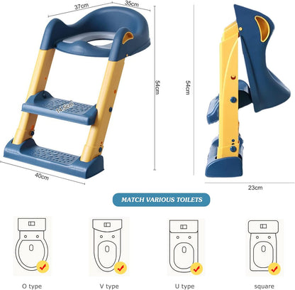Réducteur De Toilette Pliable Avec Echelle