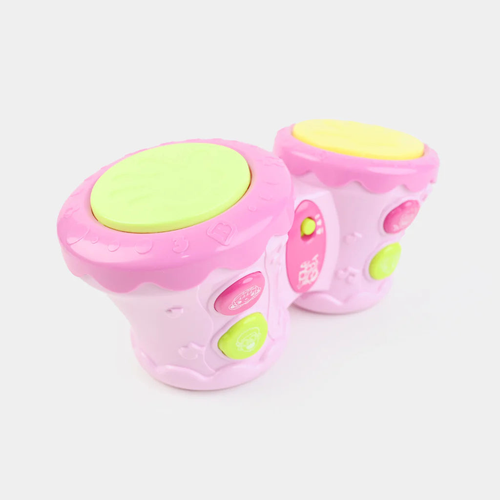 Mon petit tambour musical - Rose