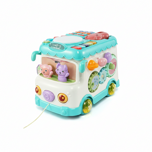 Bus scolaire multifonctionnel - Bleu