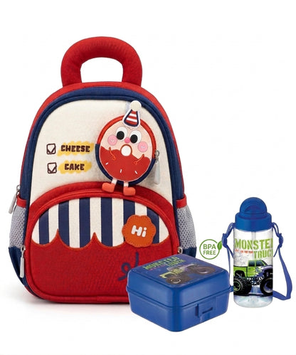 Pack Rentrée : Cartable + Boîte à Goûter + Gourde