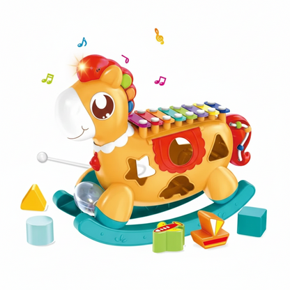 Poney à bascule 5 en 1 - HUANGER