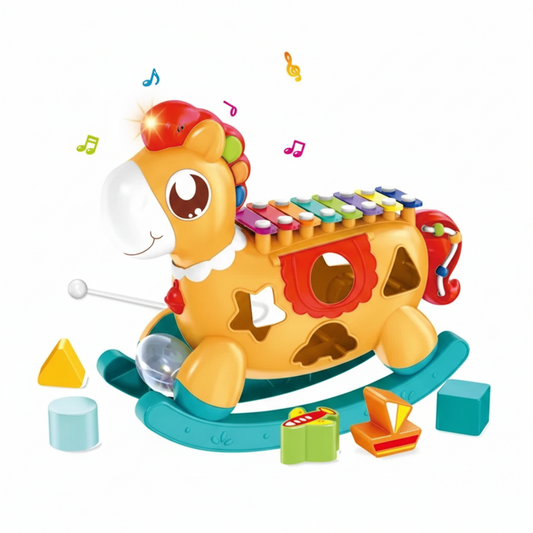 Poney à bascule 5 en 1 - HUANGER