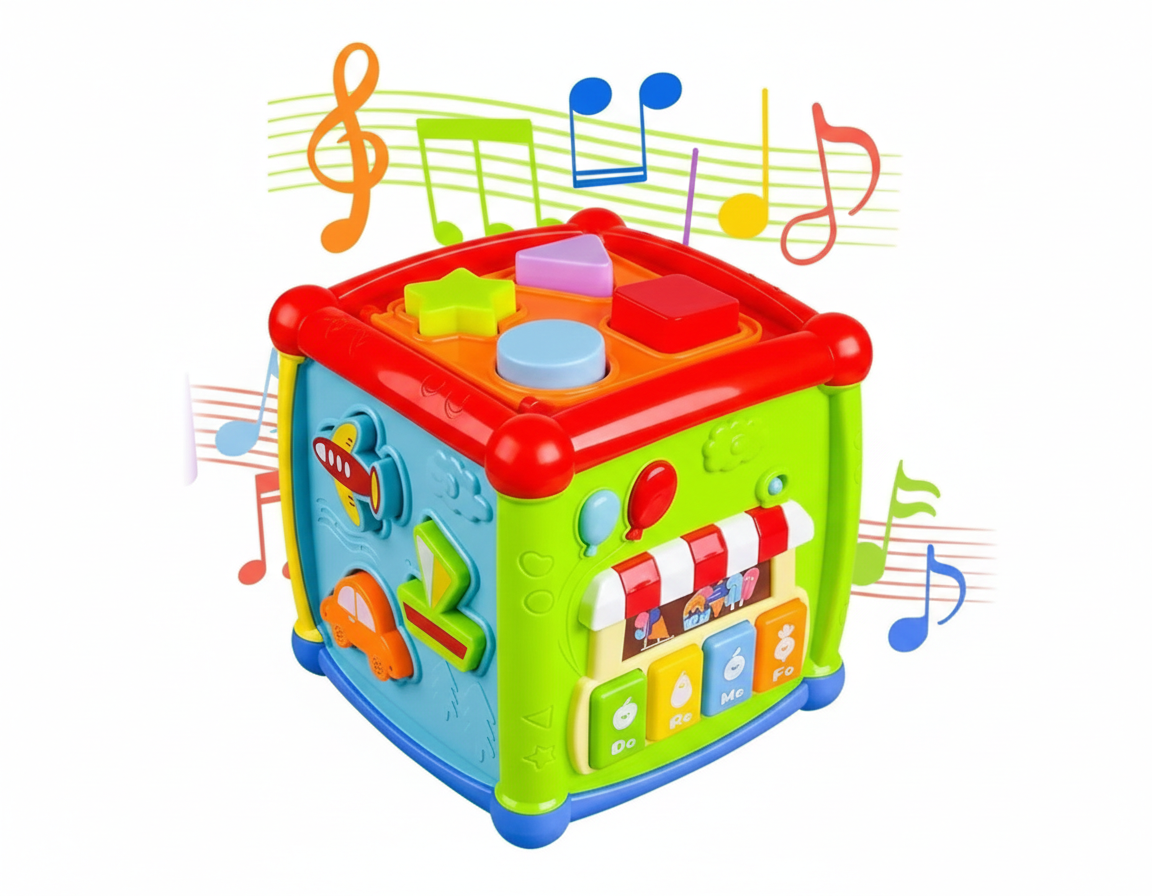 Cube musical 6 en 1 - HUANGER