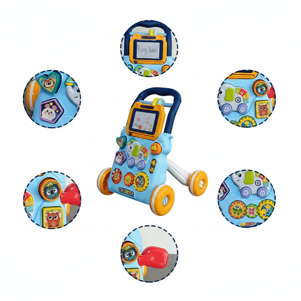 Trotteur Musical Éducatif Bébé – BLEU