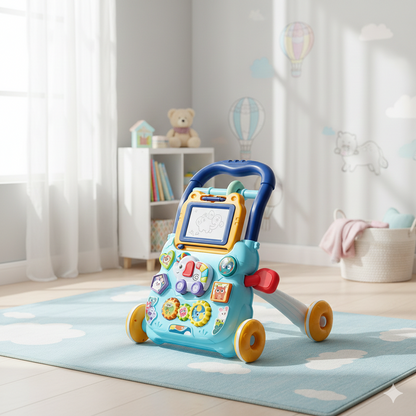 Trotteur Musical Éducatif Bébé – BLEU