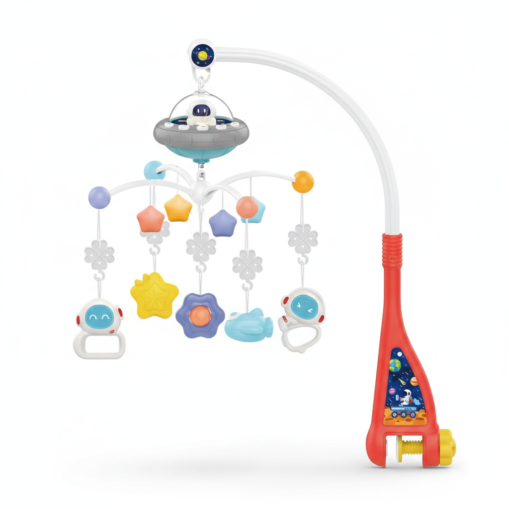 Mobile musical avec projecteur - Astronaute