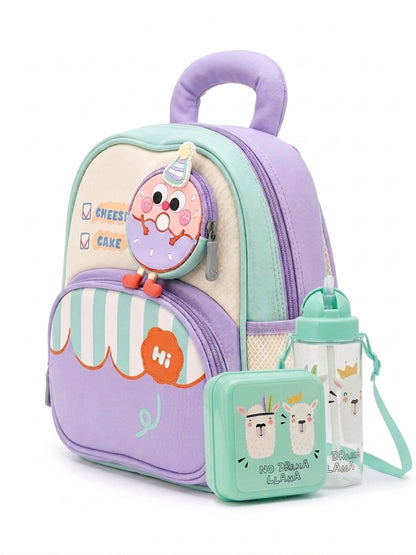Pack Rentrée : Cartable + Boîte à Goûter + Gourde