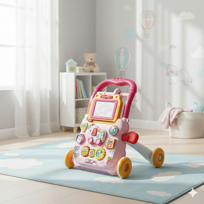 Trotteur Musical Éducatif Bébé – ROSE