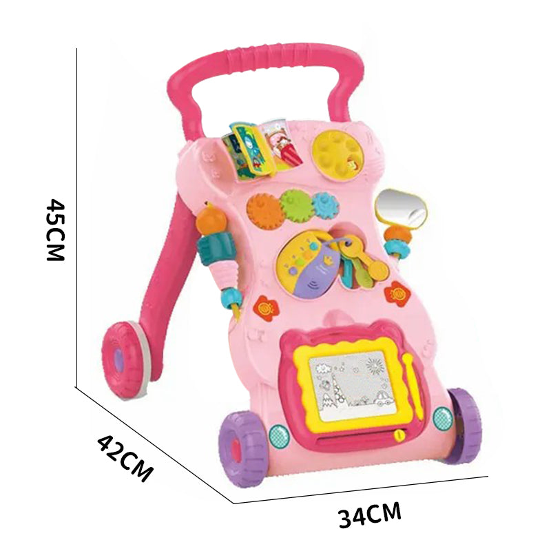 Trotteur Éducatif Bébé Multiactivités - ROSE