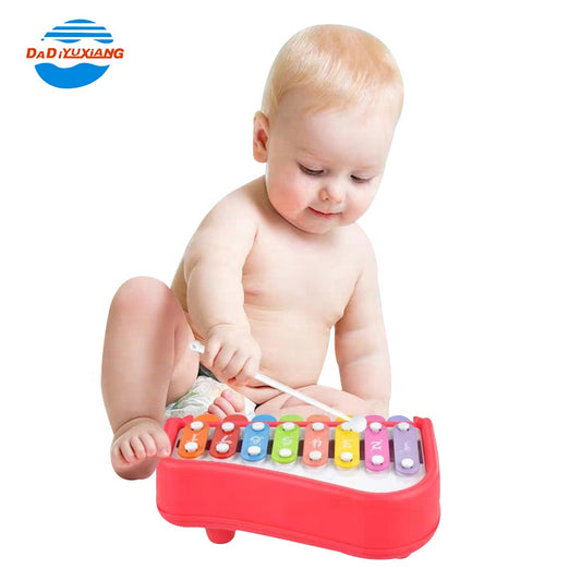 Piano Xylophone 8 touches - Rouge