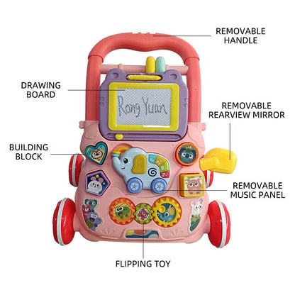 Trotteur Musical Éducatif Bébé – ROSE