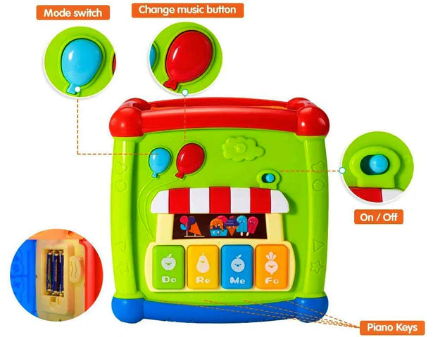 Cube musical 6 en 1 - HUANGER