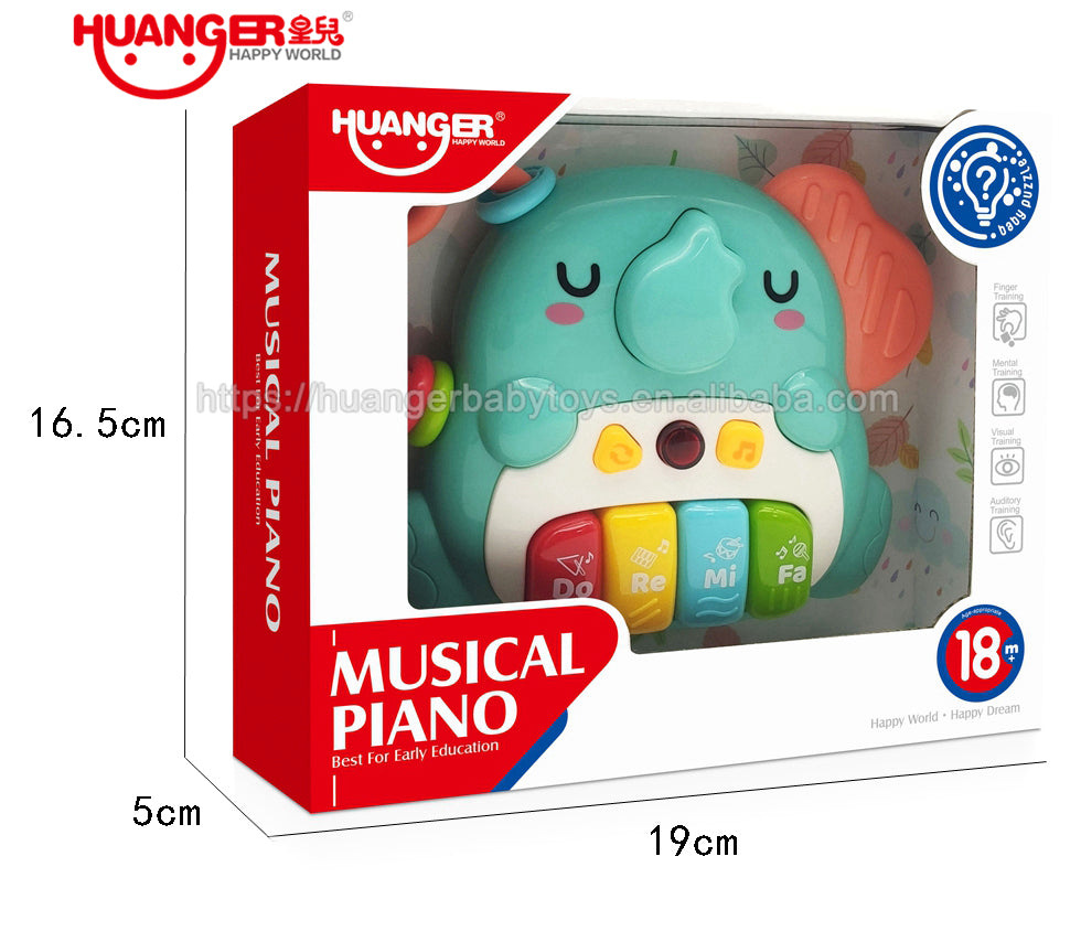 Piano musical éléphant - HUANGER