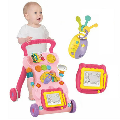 Trotteur Éducatif Bébé Multiactivités - ROSE