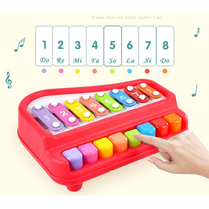 Piano Xylophone 8 touches - Rouge