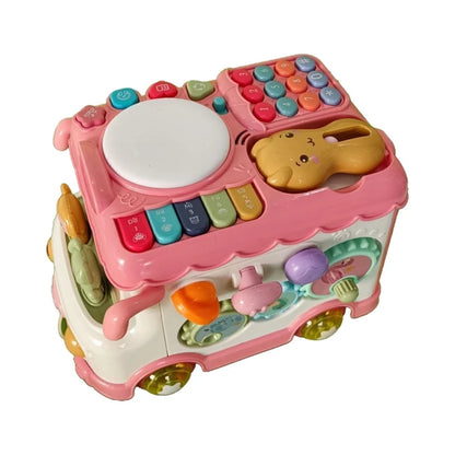 Bus scolaire multifonctionnel - Rose