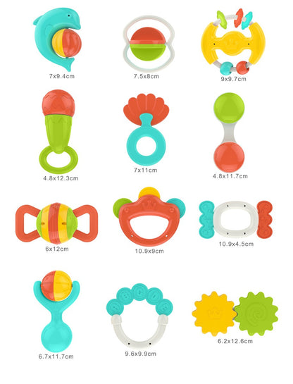 Lot de 12 hochets - HUANGER