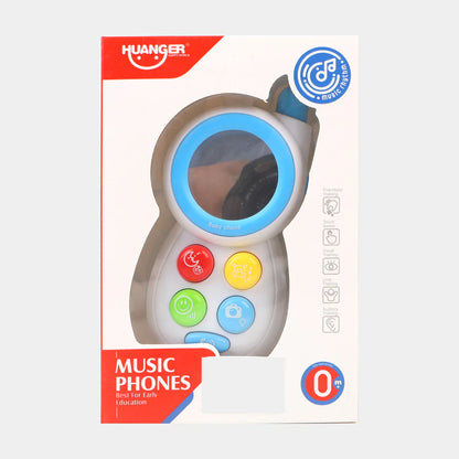 Téléphone musical - Bleu
